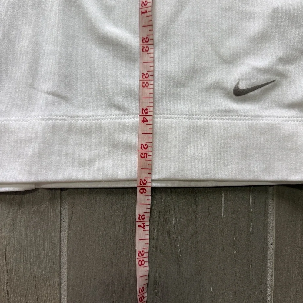 Nike Golf Size‎ S Dri Fit Tour Performance Polo Shirt White Blue Womens Preppy